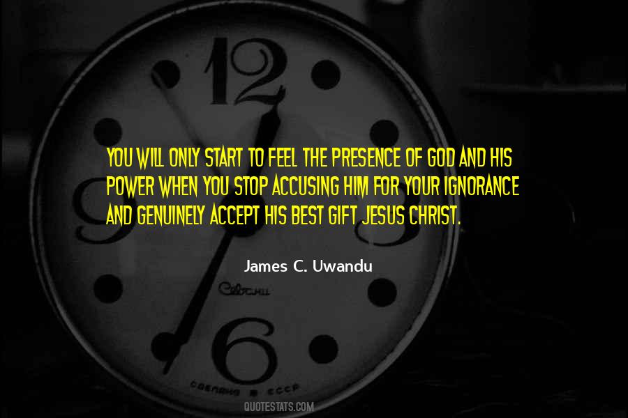James C. Uwandu Quotes #844050