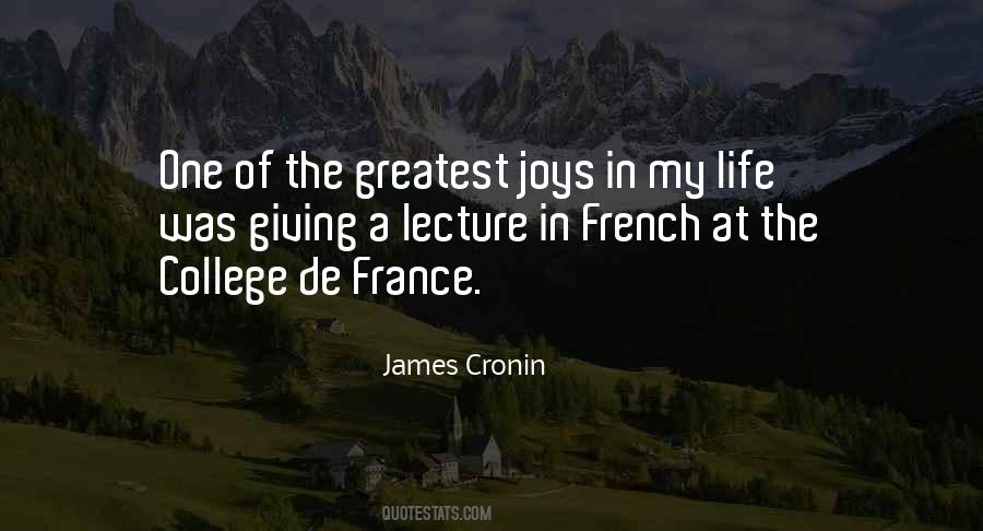 James Cronin Quotes #1760304