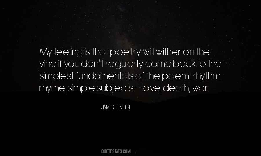 James Fenton Quotes #1612122