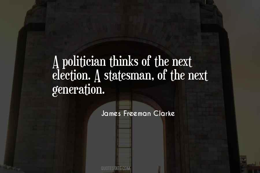 James Freeman Clarke Quotes #1859147