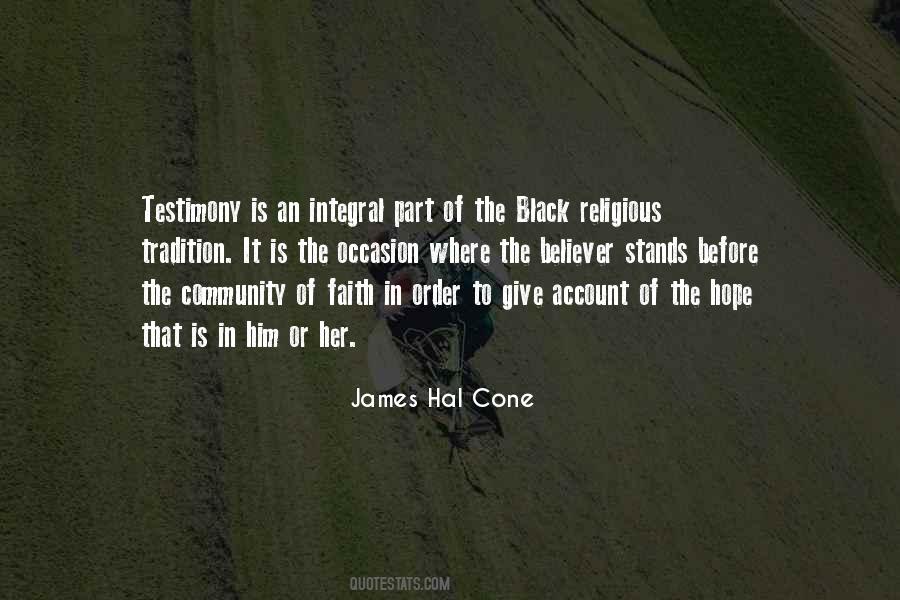 James Hal Cone Quotes #1095680 James Hal Cone Quotes #1095680