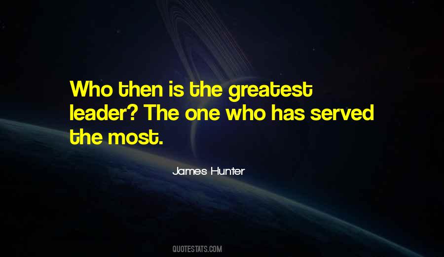 James Hunter Quotes #1206960