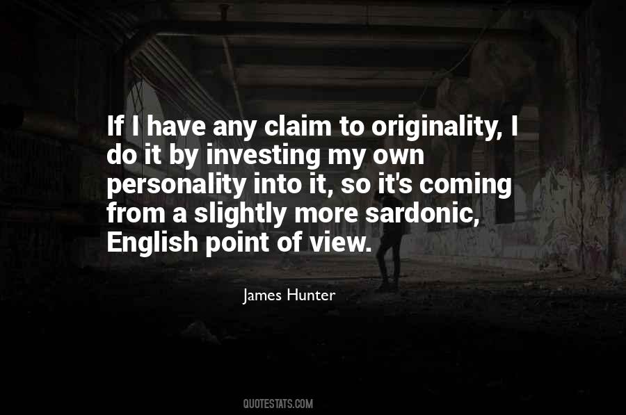 James Hunter Quotes #861307