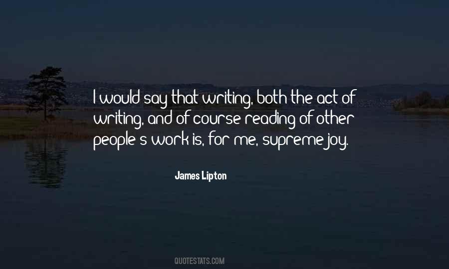 James Lipton Quotes #1156825