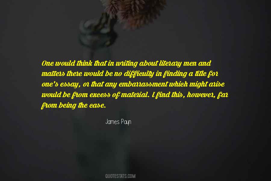 James Payn Quotes #1048497