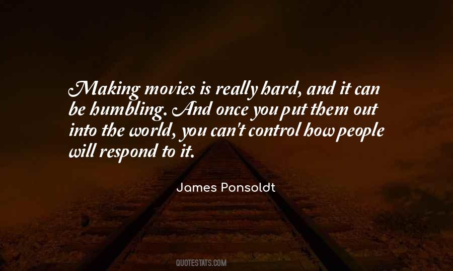 James Ponsoldt Quotes #1328130