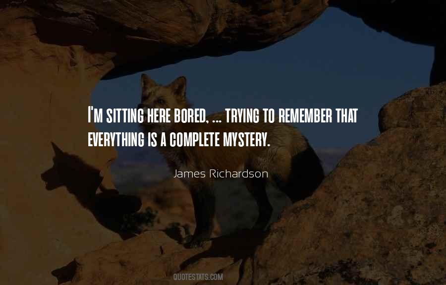 James Richardson Quotes #1579371