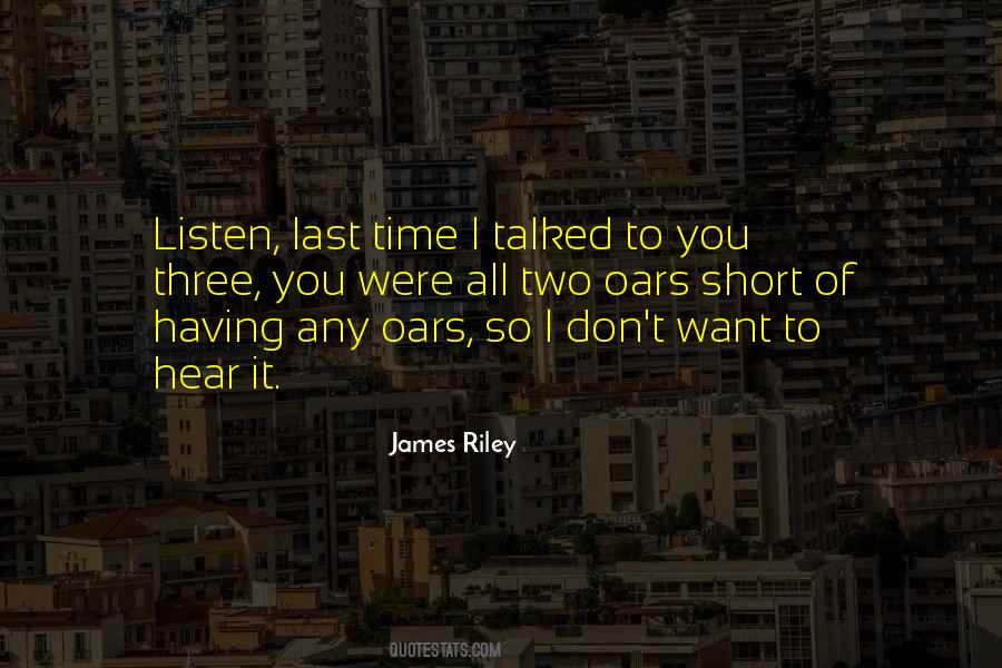 James Riley Quotes #622511