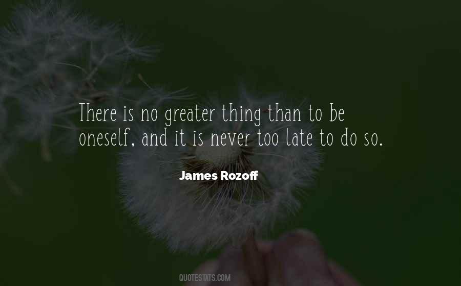 James Rozoff Quotes #1413347