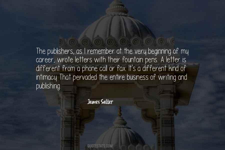 James Salter Quotes #988595