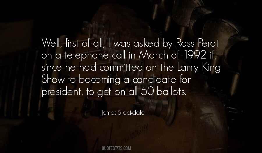 James Stockdale Quotes #506620