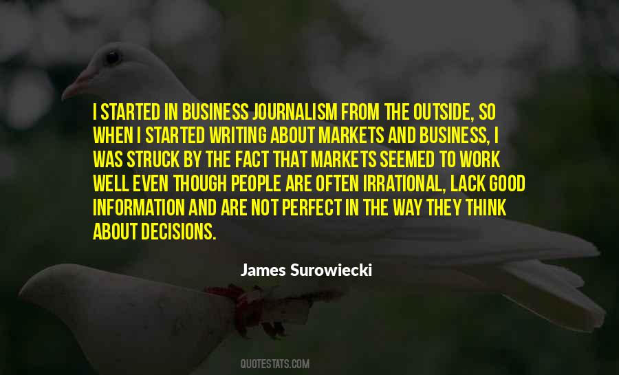 James Surowiecki Quotes #126181