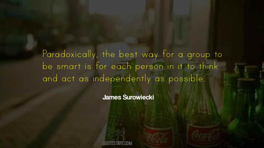 James Surowiecki Quotes #596791