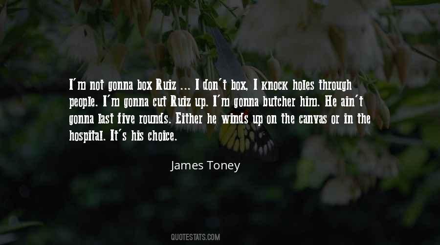 James Toney Quotes #888070