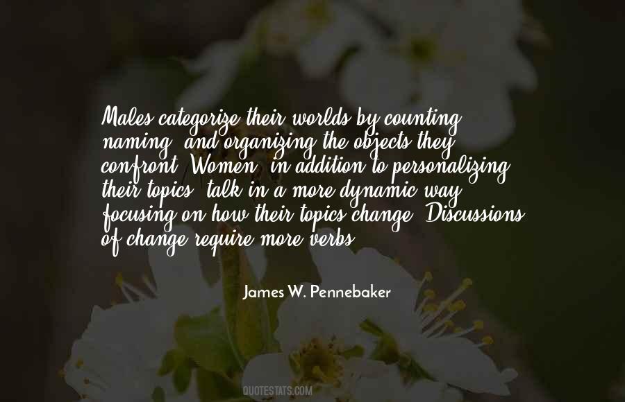 James W. Pennebaker Quotes #1110273