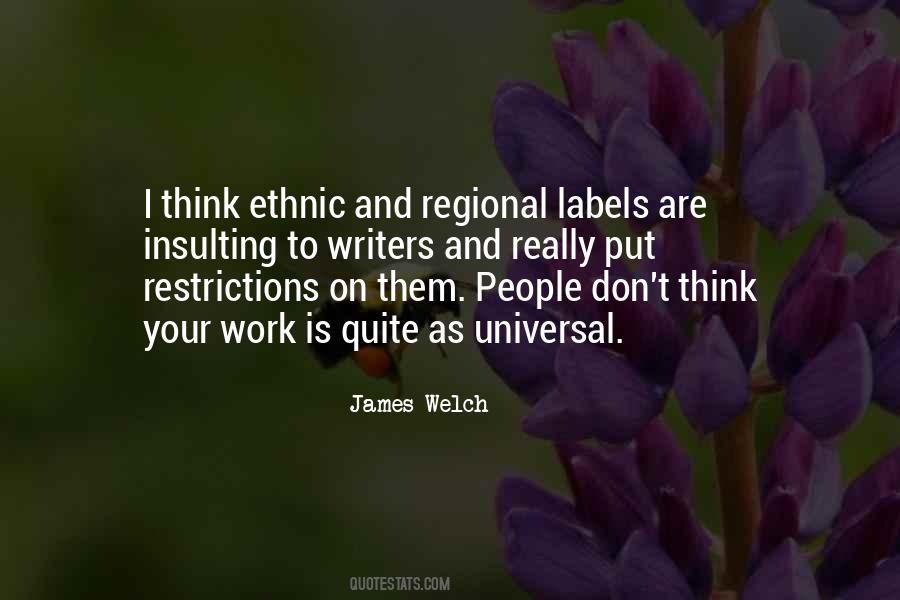 James Welch Quotes #760549