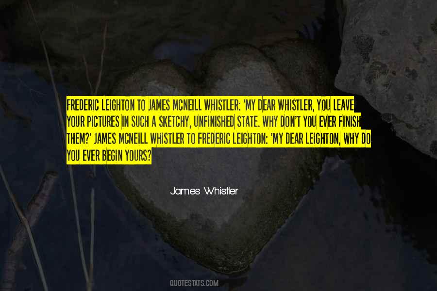 James Whistler Quotes #355871