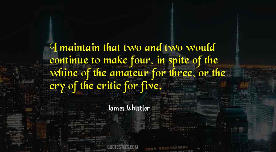 James Whistler Quotes #87949