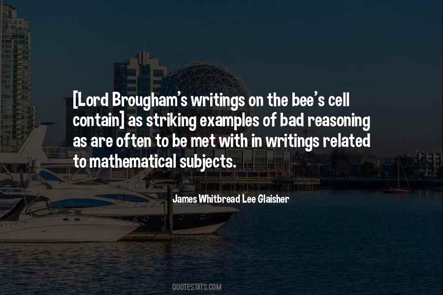 James Whitbread Lee Glaisher Quotes #188883