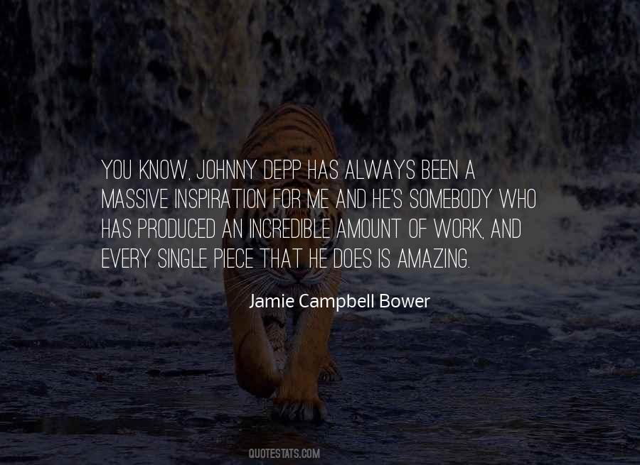 Jamie Campbell Bower Quotes #359535