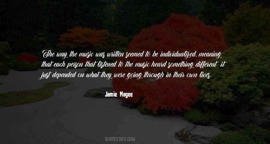 Jamie Magee Quotes #1231245
