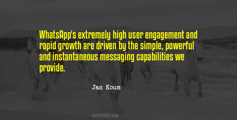 Jan Koum Quotes #312352