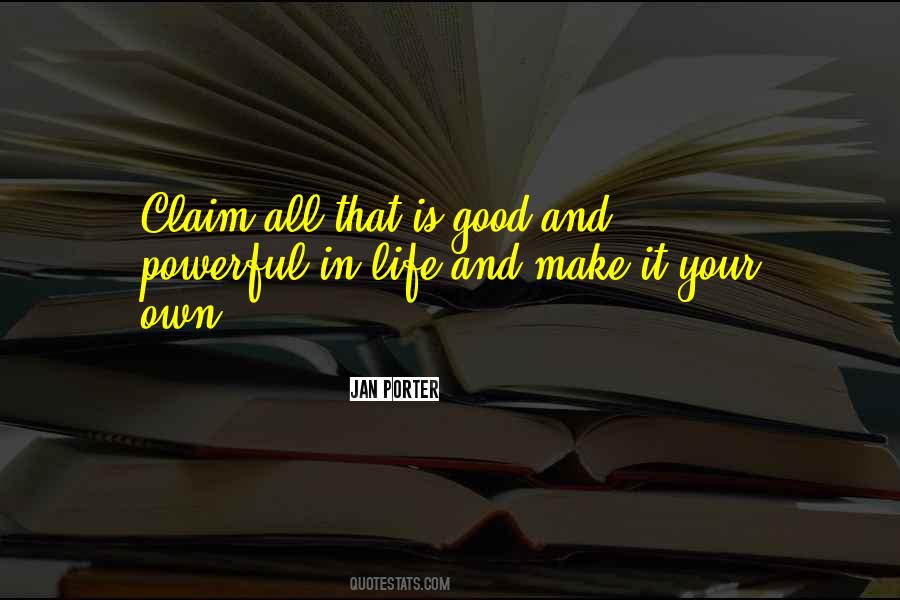 Jan Porter Quotes #1039288