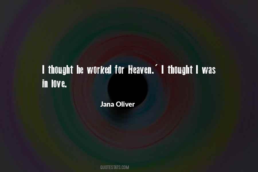 Jana Oliver Quotes #1016902