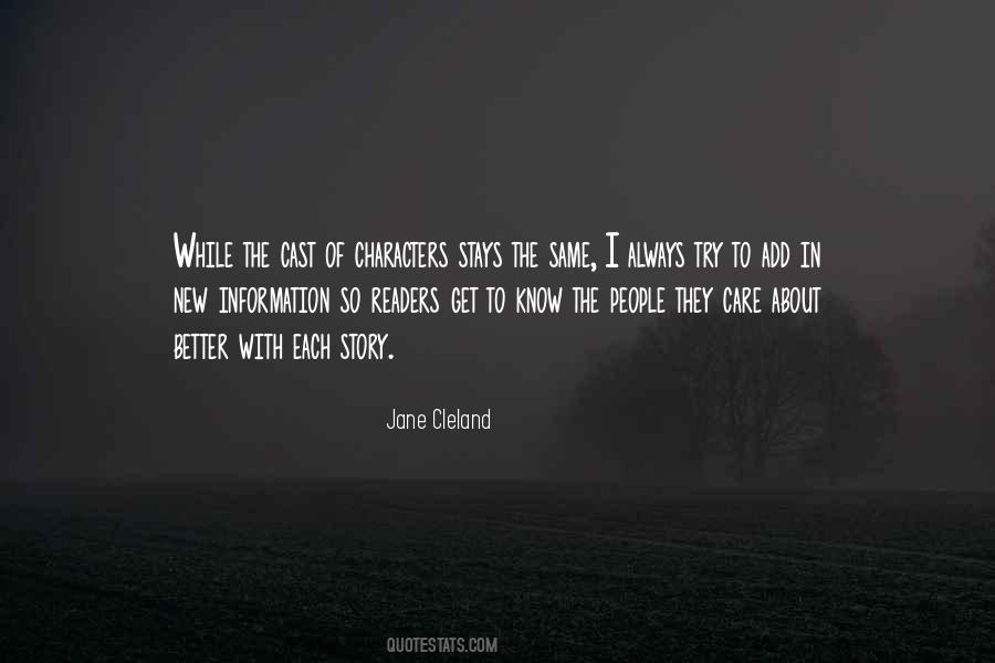 Jane Cleland Quotes #1478106