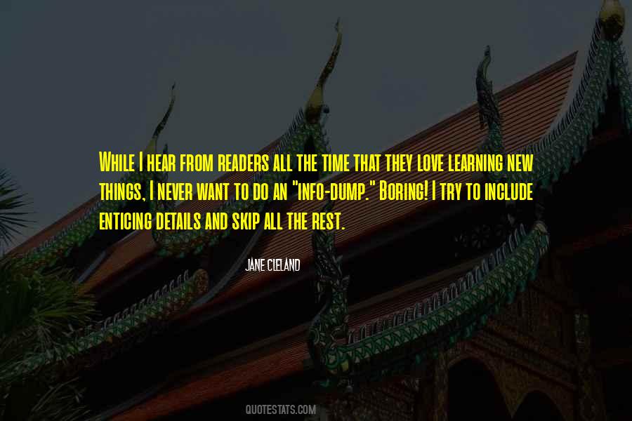 Jane Cleland Quotes #852139