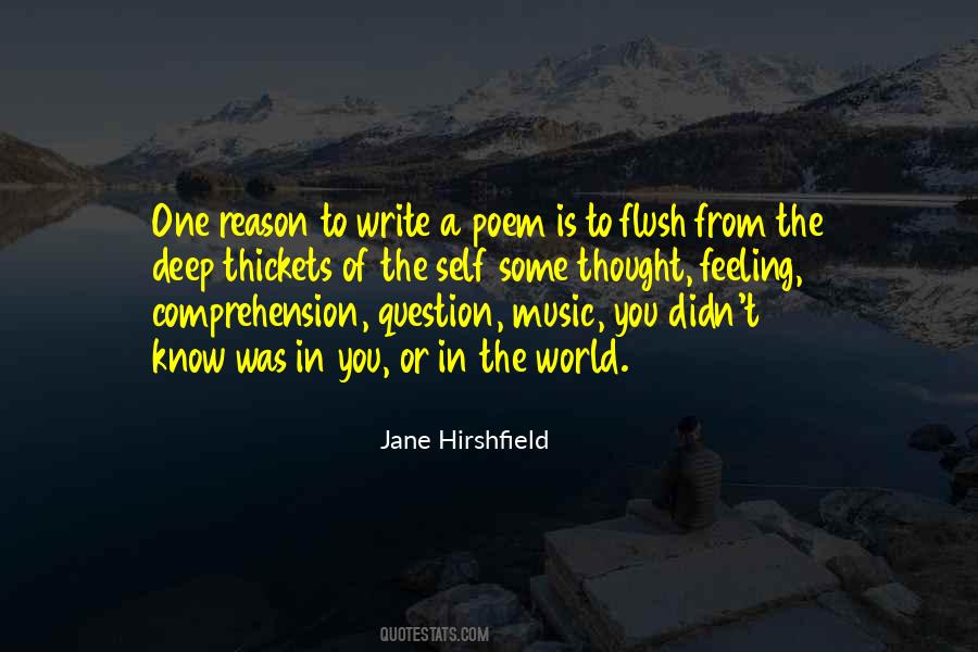 Jane Hirshfield Quotes #1051099