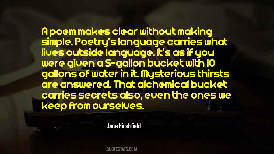 Jane Hirshfield Quotes #791617