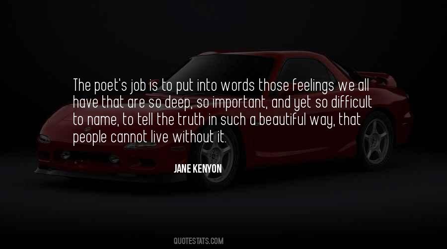 Jane Kenyon Quotes #524398