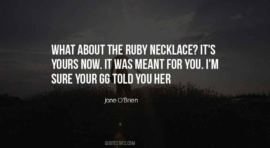 Jane O'Brien Quotes #1535710