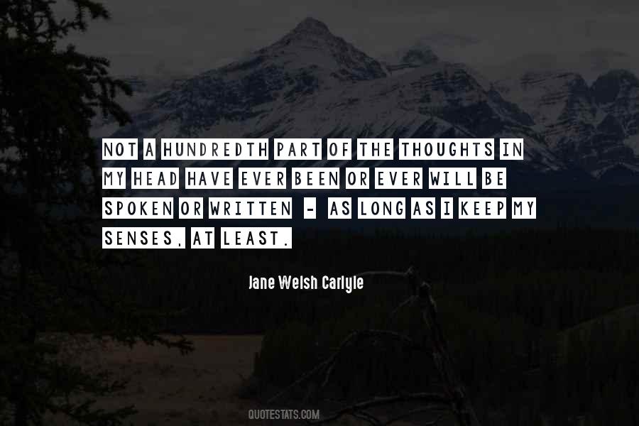 Jane Welsh Carlyle Quotes #175463