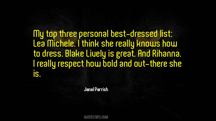 Janel Parrish Quotes #769193