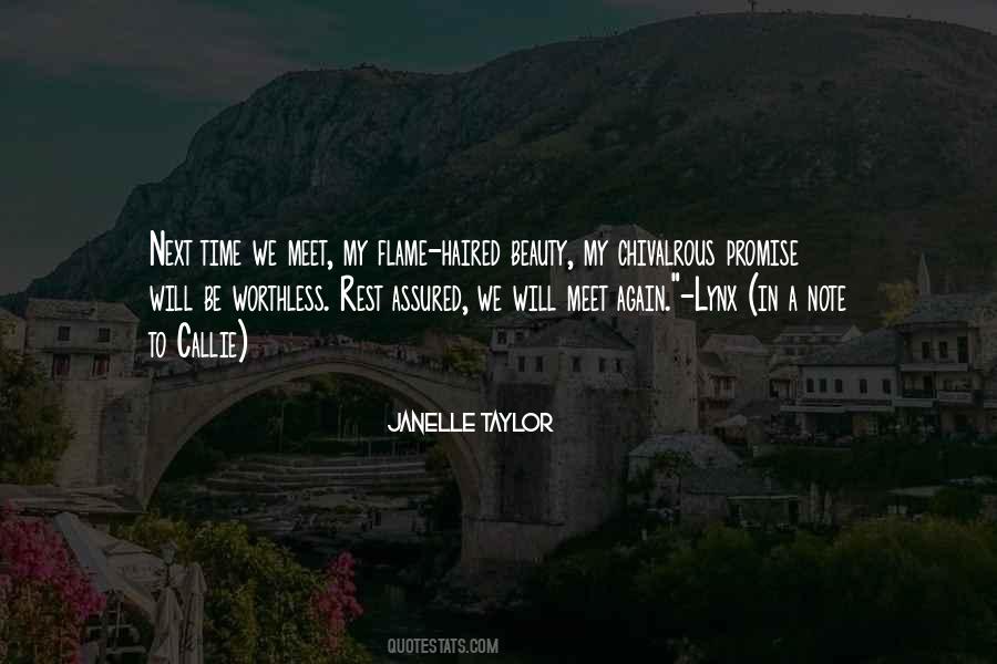 Janelle Taylor Quotes #104764