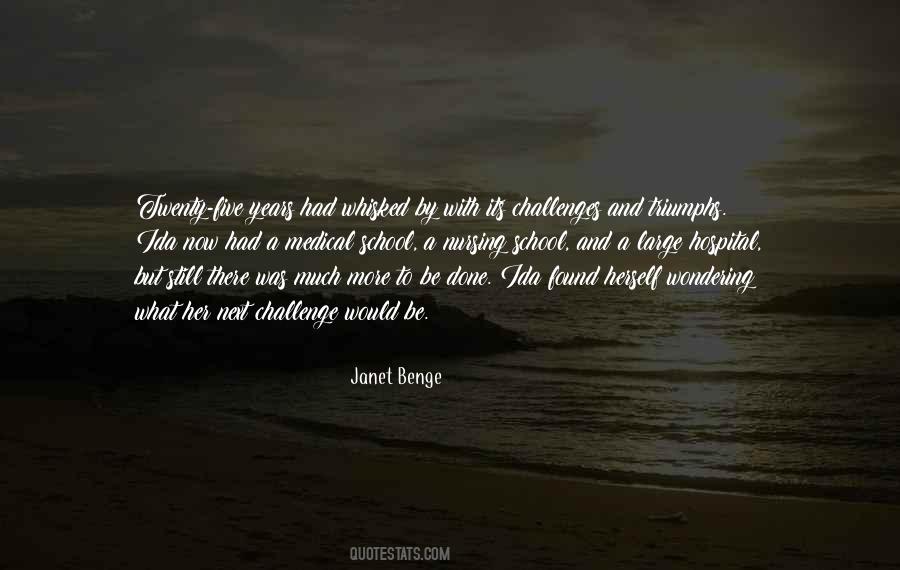 Janet Benge Quotes #580989