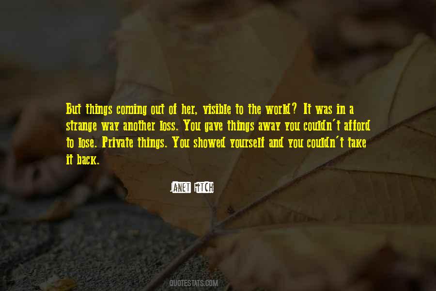Janet Fitch Quotes #409033