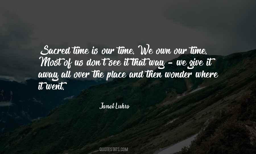 Janet Luhrs Quotes #1667397