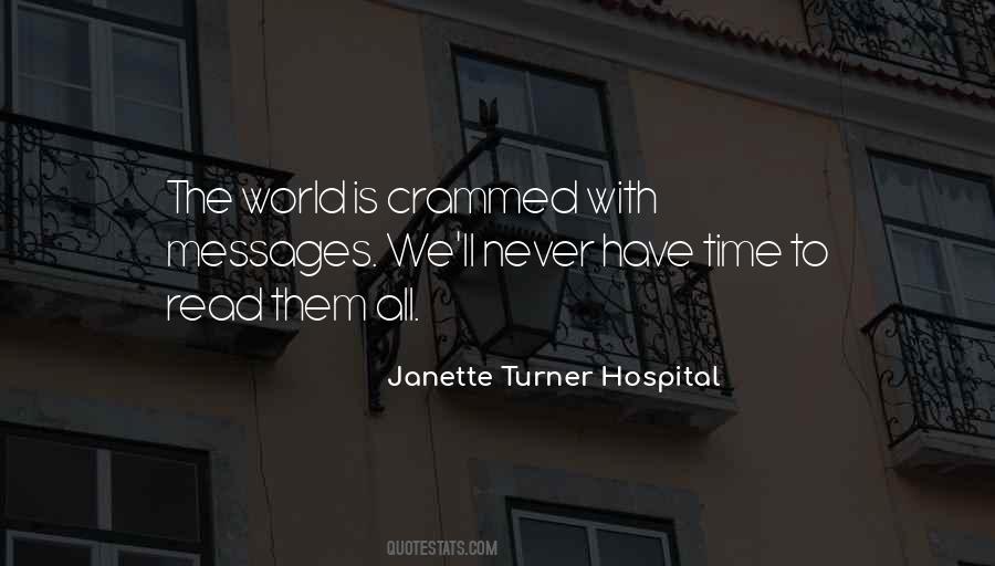 Janette Turner Hospital Quotes #1363798