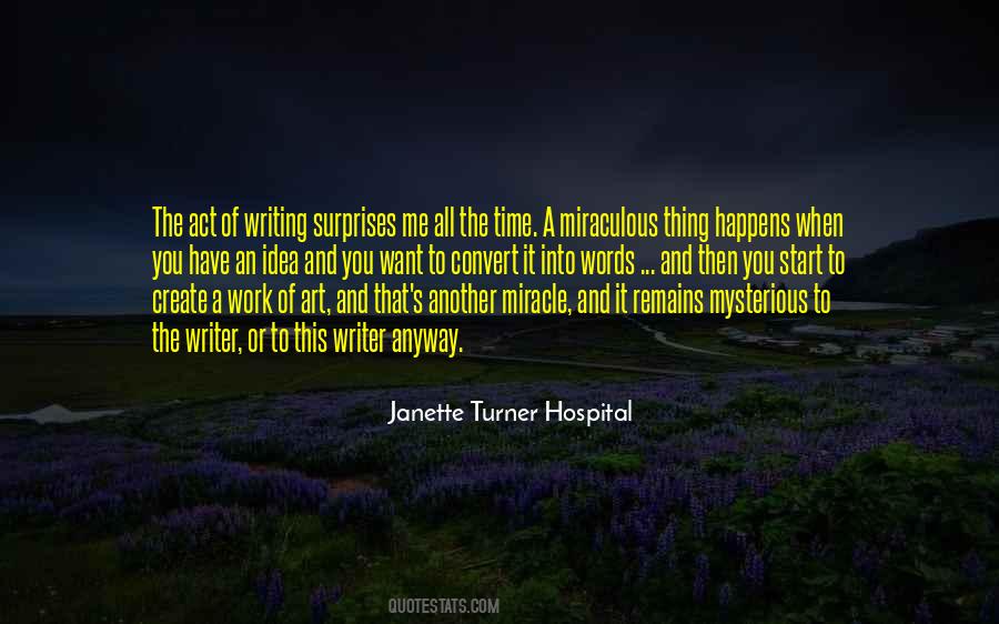 Janette Turner Hospital Quotes #1379551
