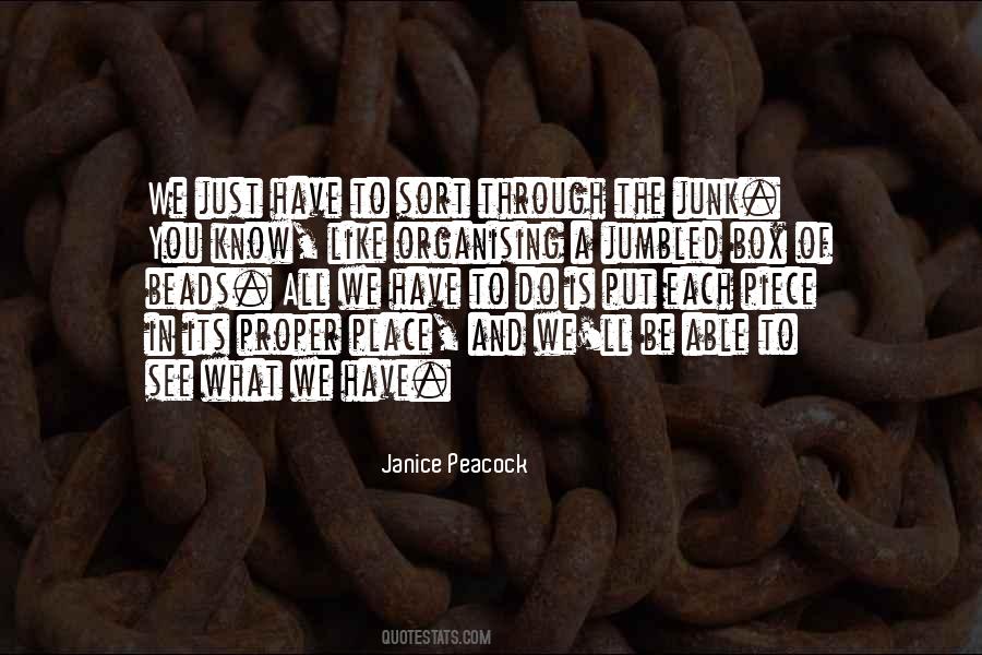 Janice Peacock Quotes #1298421