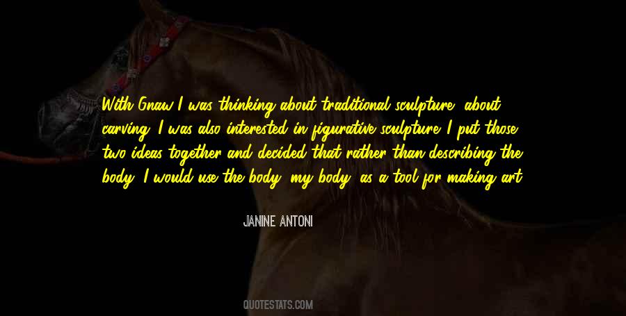 Janine Antoni Quotes #1302490