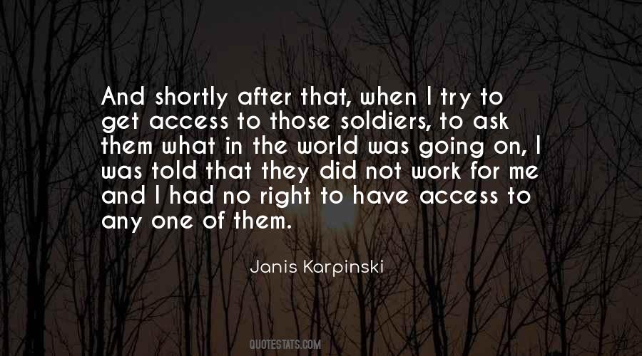 Janis Karpinski Quotes #719976