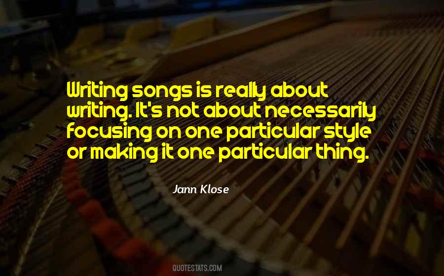 Jann Klose Quotes #598511