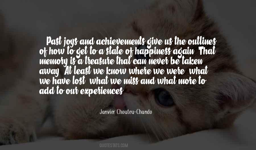 Janvier Chouteu-Chando Quotes #136176