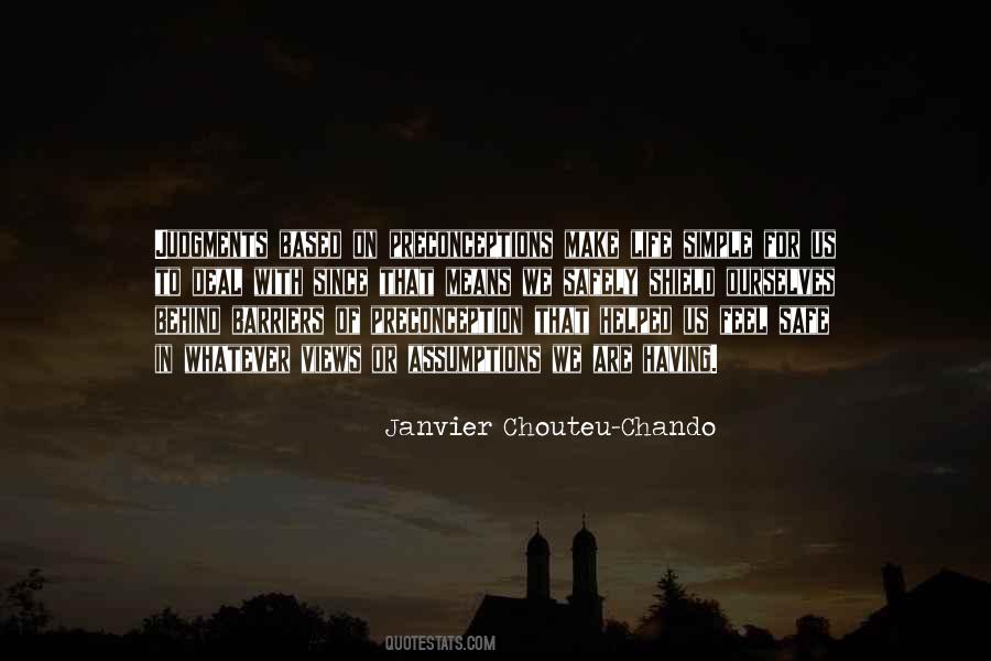 Janvier Chouteu-Chando Quotes #1618534