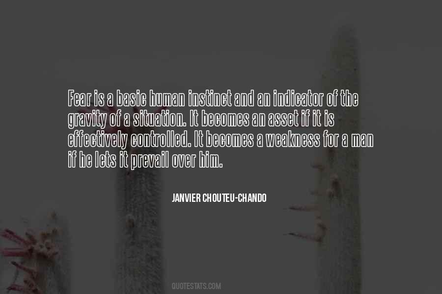 Janvier Chouteu-Chando Quotes #1860636