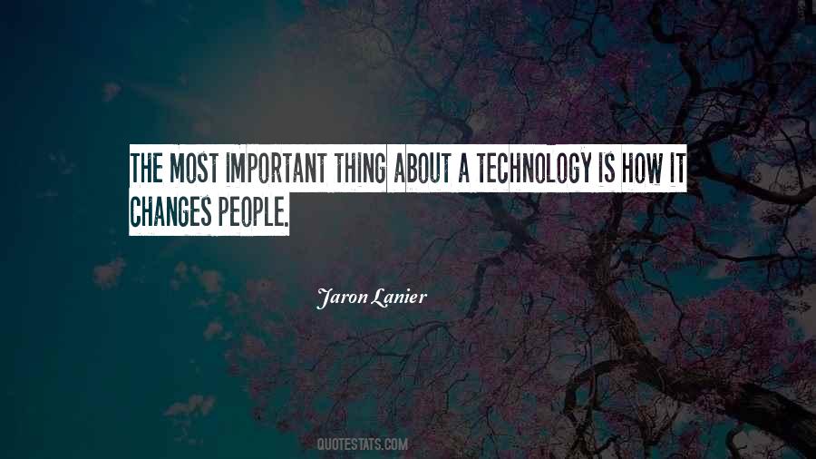 Jaron Lanier Quotes #10027